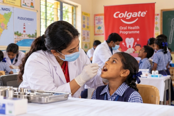 Colgate sets oral health screening record across 547 CBSE schools